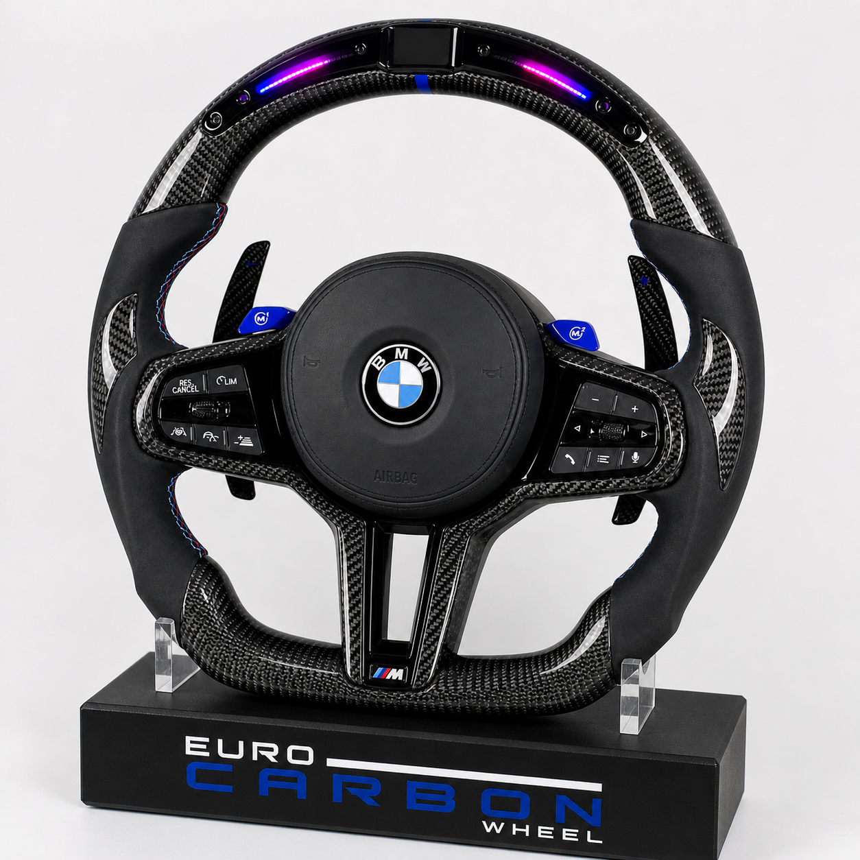 2020+ BMW M Series - Custom Carbon Fiber Steering Wheel With Led Display