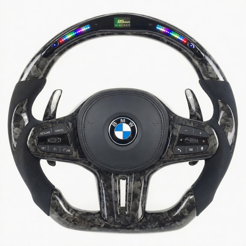 2020+ BMW - Forged Carbon Fiber Steering Wheel