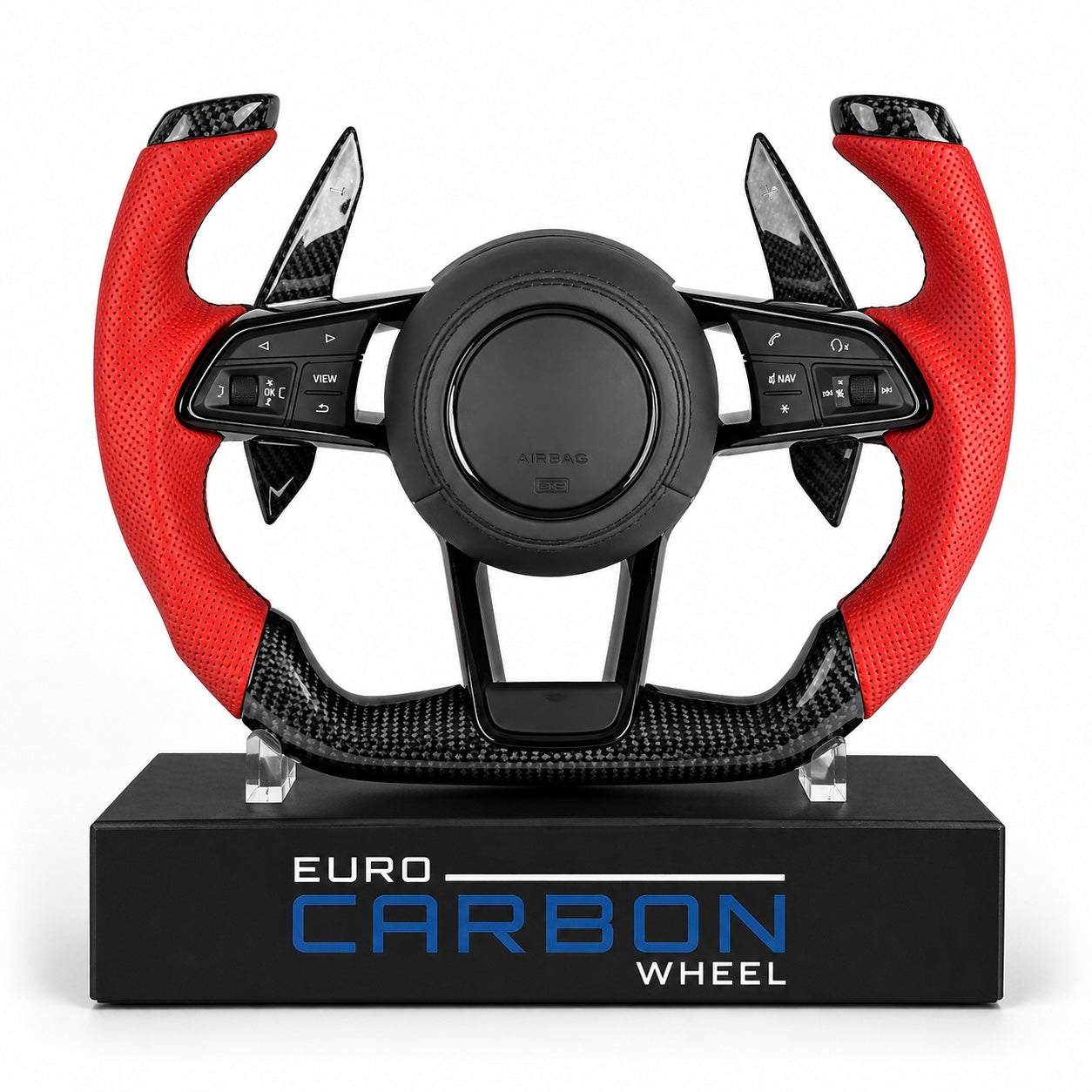 2017+ Audi S/RS - F1 Style Carbon Fiber Steering Wheel