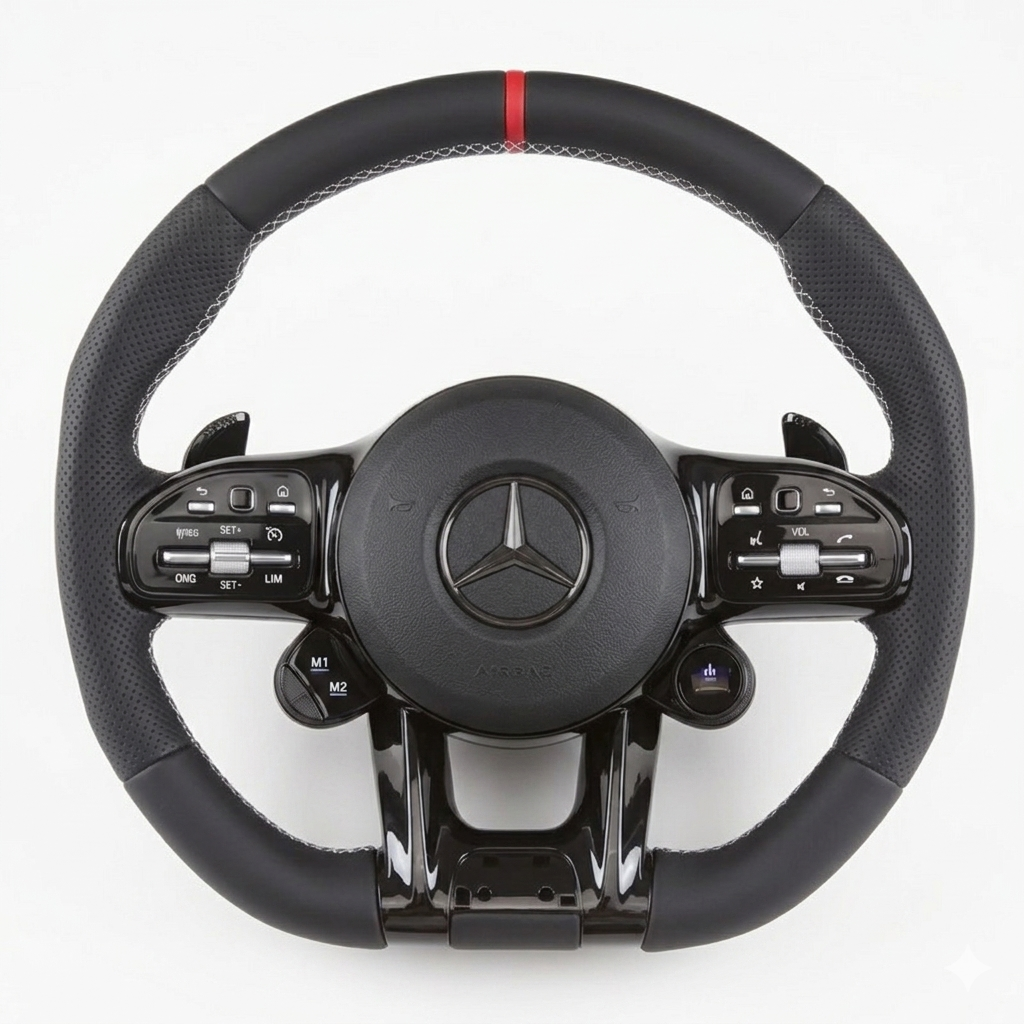 2018+ Mercedes Benz A/C/E/S/G Class - Leather Steering Wheel