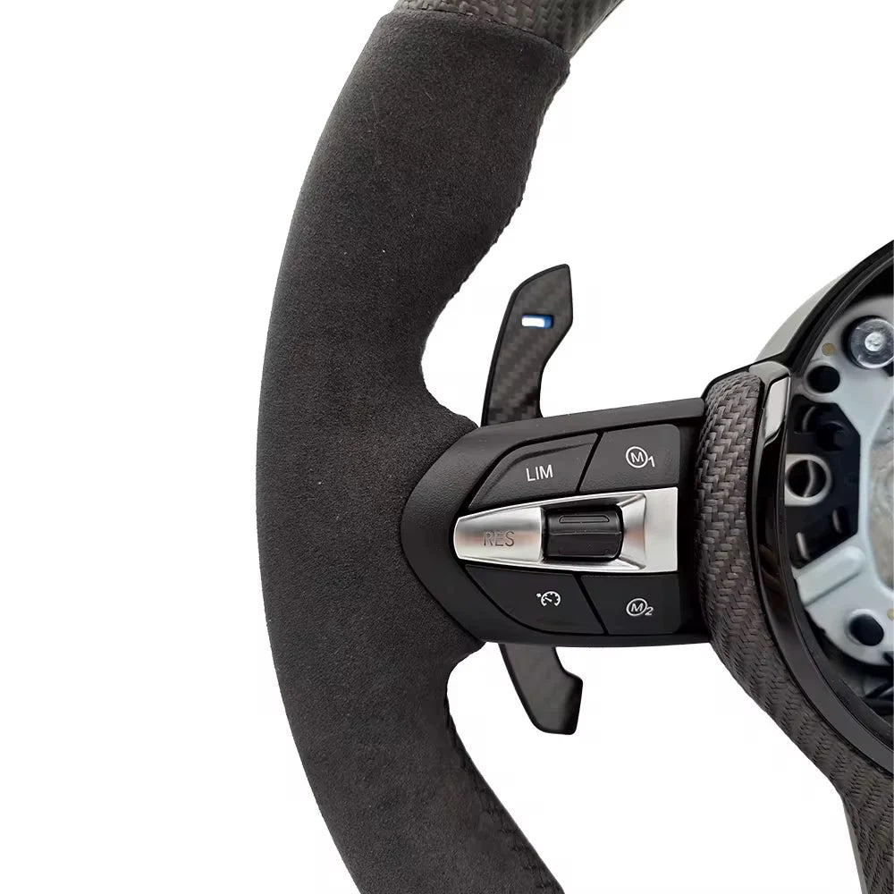 2015+ BMW - Carbon Fiber Steering Wheel With Led Display