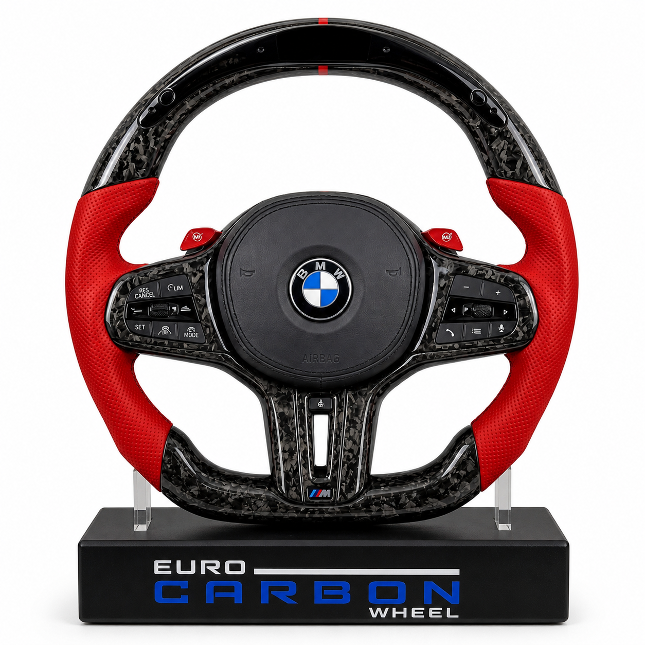 2020+ BMW - Forged Carbon Fiber Steering Wheel With Led Display