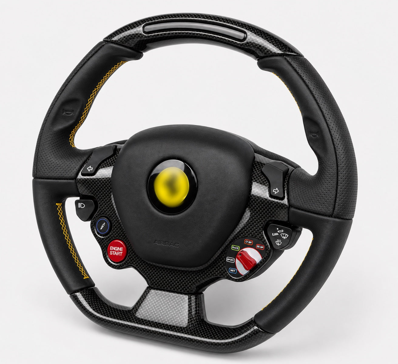 Custom Steering Wheel For Ferrari 488