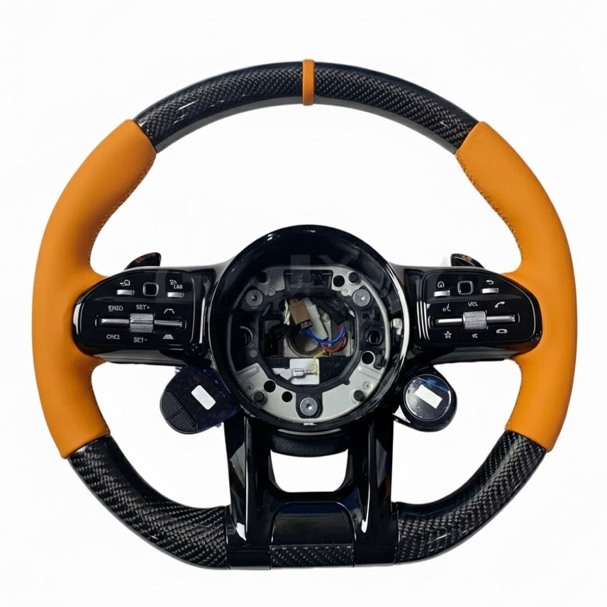 2017+ Mercedes Benz C63/E63 - Carbon Fiber Steering Wheel