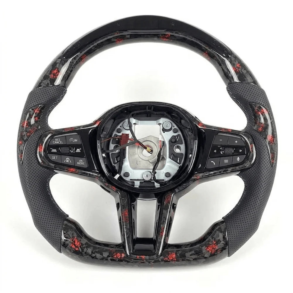 2020+ BMW - Forged Glossy Carbon Fiber Steering Wheel