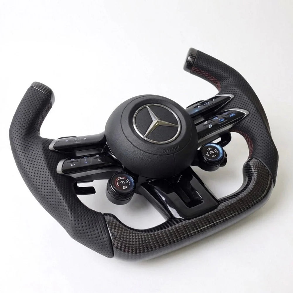 2024+ Mercedes Benz - F1 Style Carbon Fiber Steering Wheel