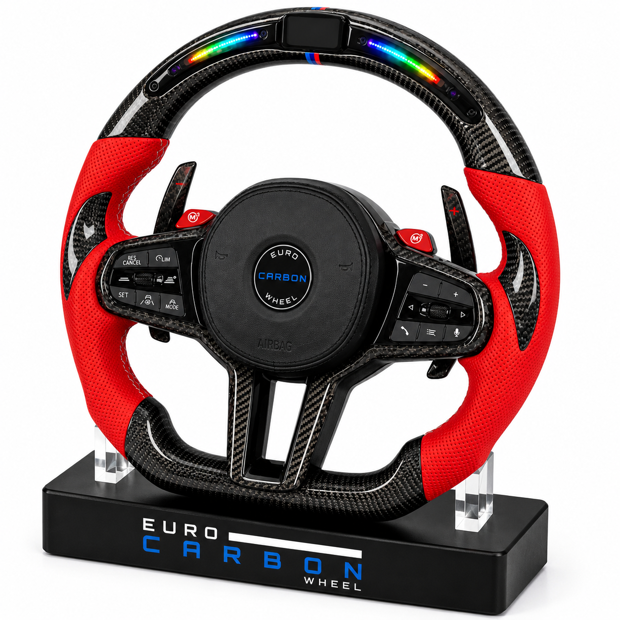 Custom Carbon Fiber Steering Wheel - Compatible with 2020+ BMW X3M / X4M / X5M / X6M