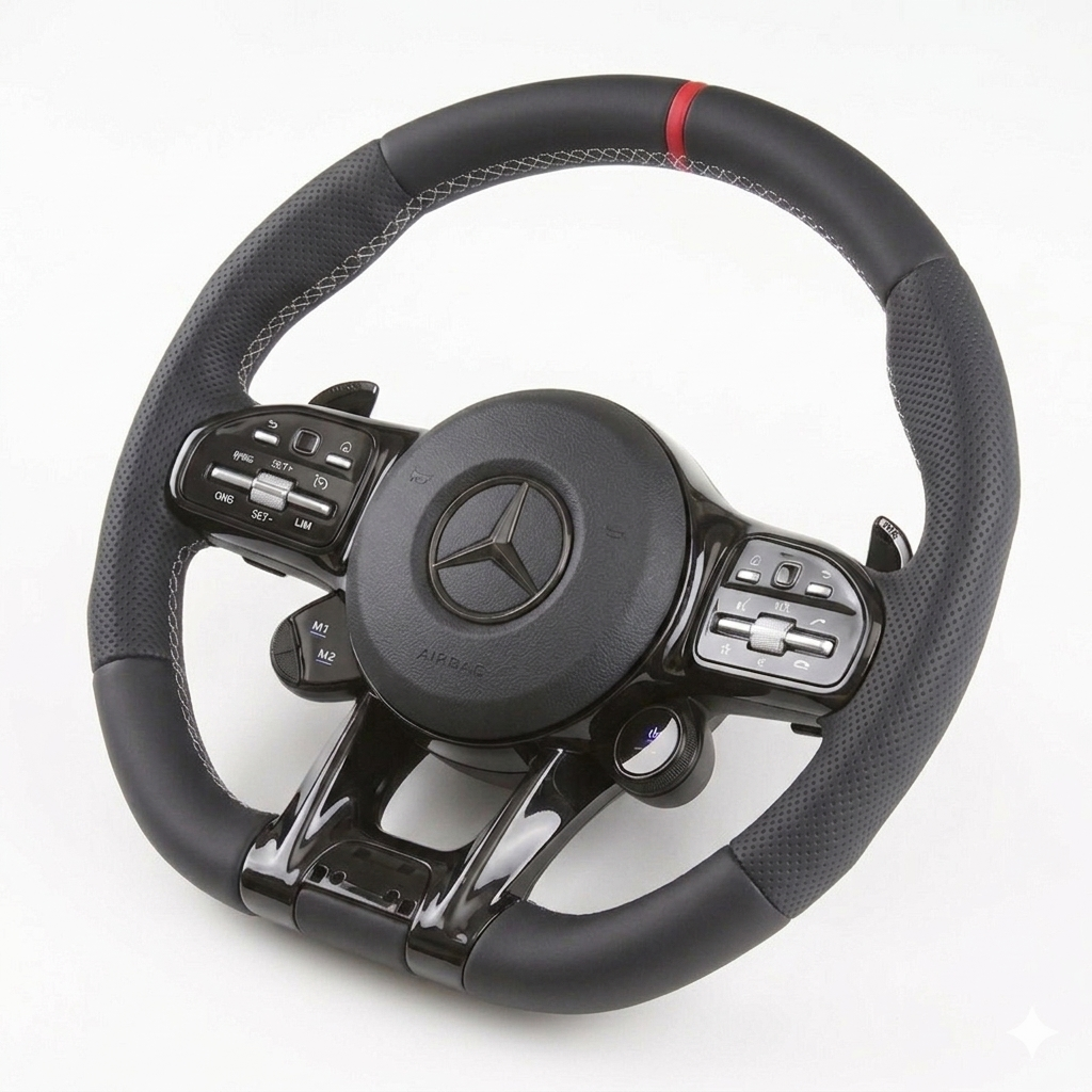2018+ Mercedes Benz A/C/E/S/G Class - Leather Steering Wheel
