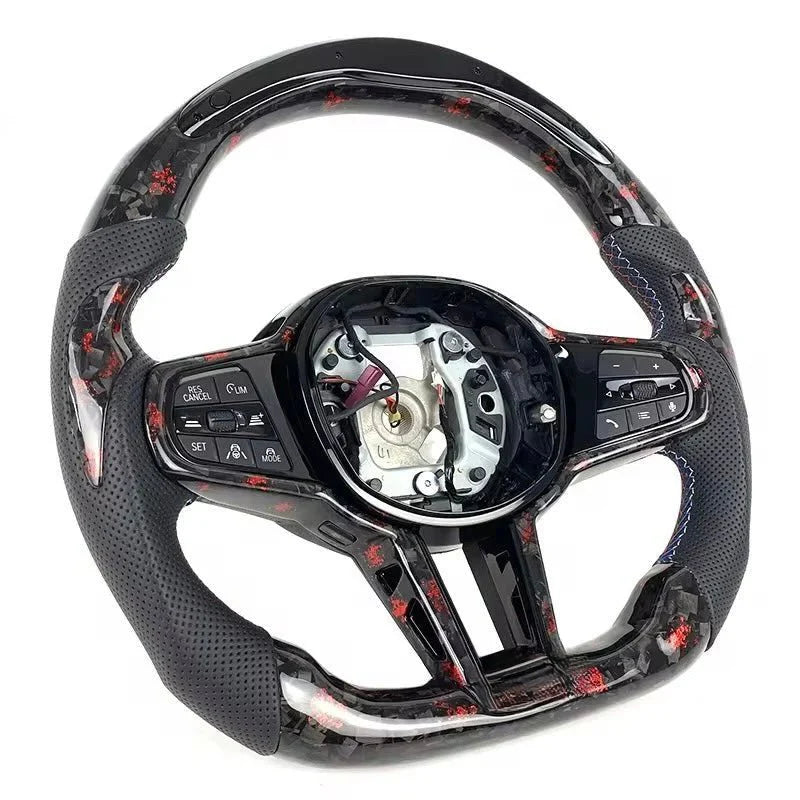 2020+ BMW - Forged Glossy Carbon Fiber Steering Wheel
