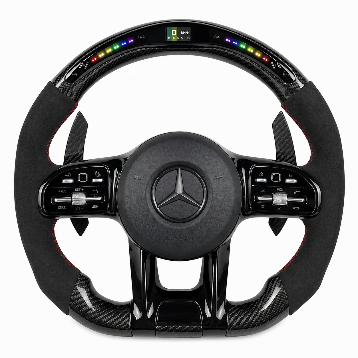 Custom Steering Wheel – Compatible With (2018-2024) Mercedes-Benz C-Class / E-Class / S-Class / G-Class