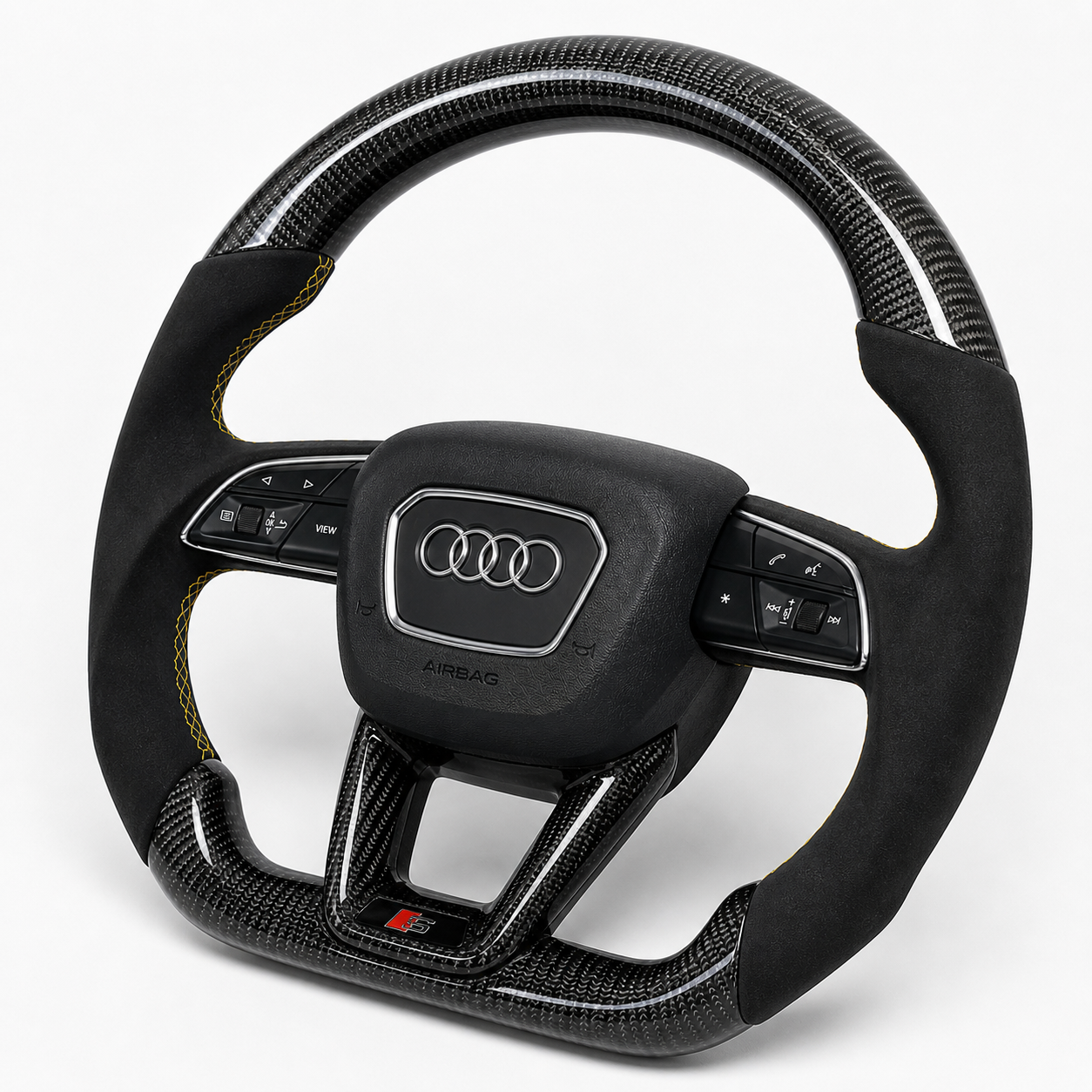 Audi sq5 sq7 - Custom Carbon Fiber Steering Wheel