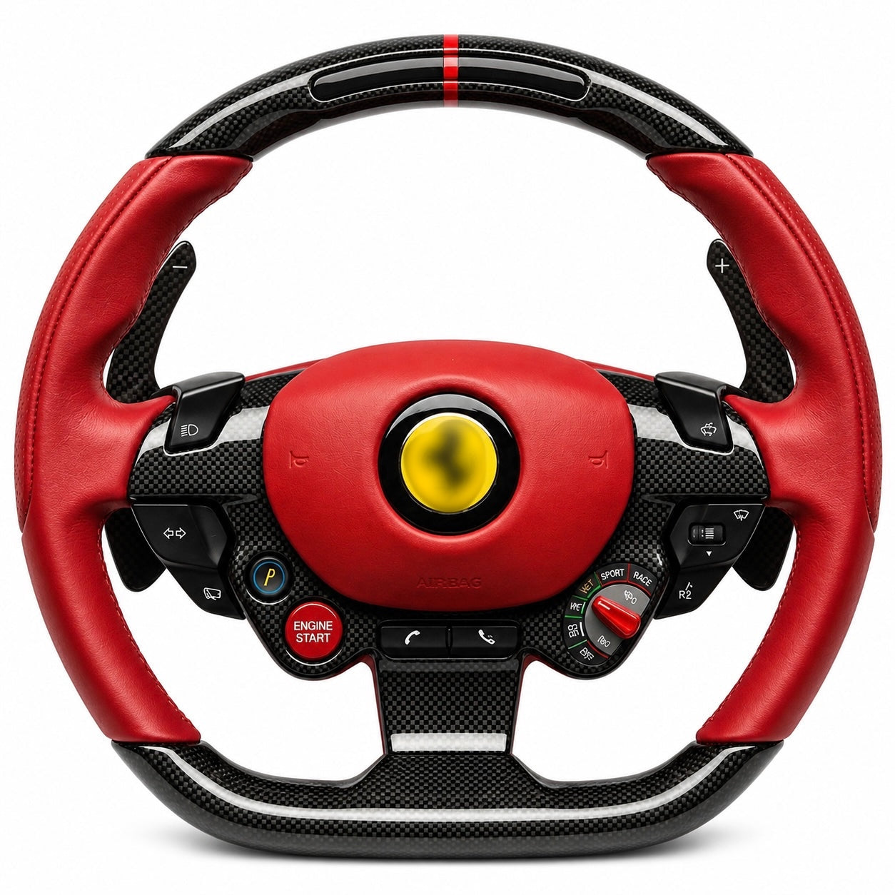 Custom Steering Wheel For Ferrari 488