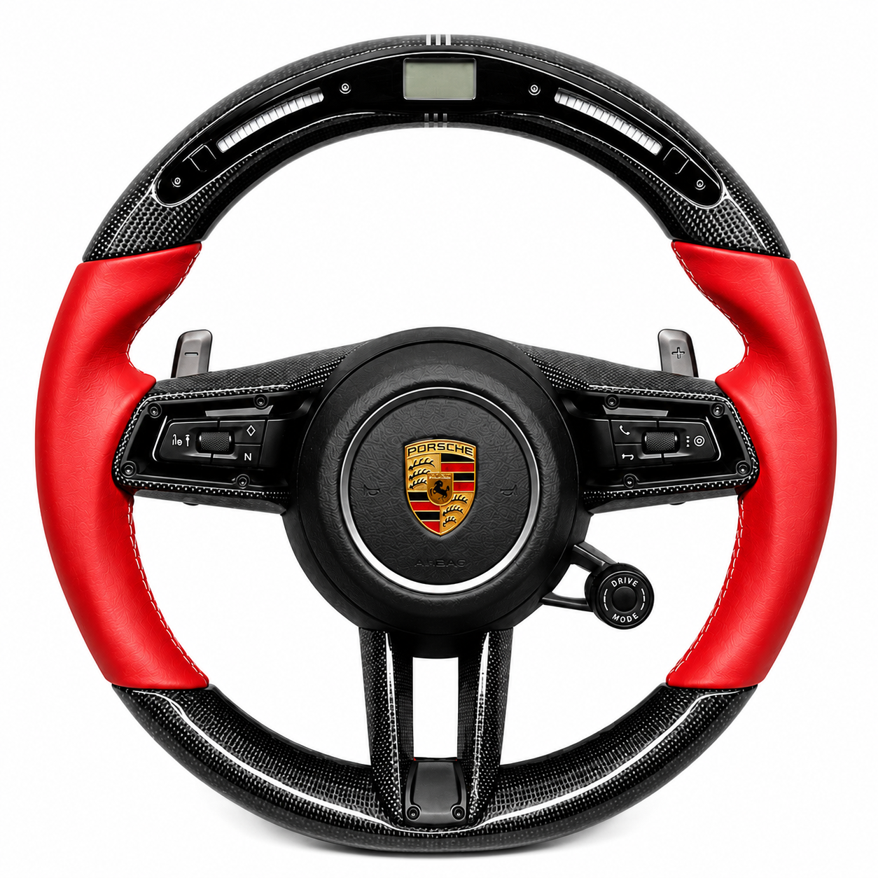 Custom Porsche Steering Wheel - Compatible With (19-24) Porsche 911 992 Carrera / Turbo / GT3 / GT3 RS