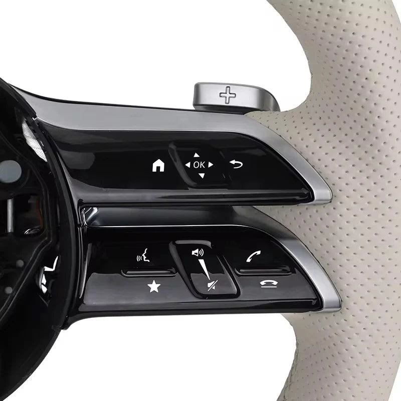2024+ Mercedes Benz - Full Leather Steering Wheel