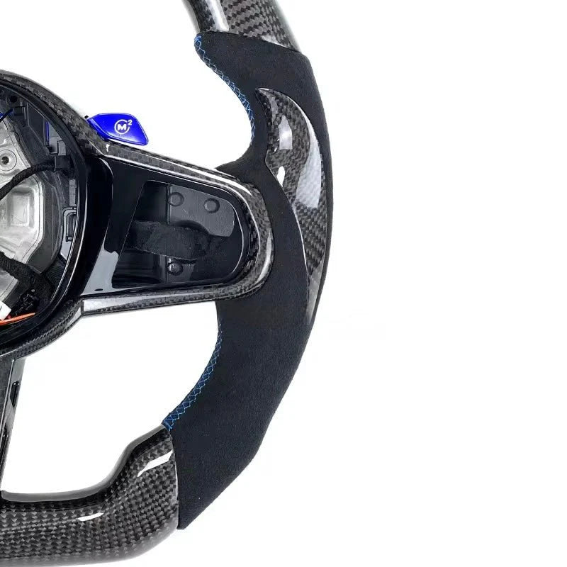 2020+ BMW - M Style Carbon Fiber Steering Wheel