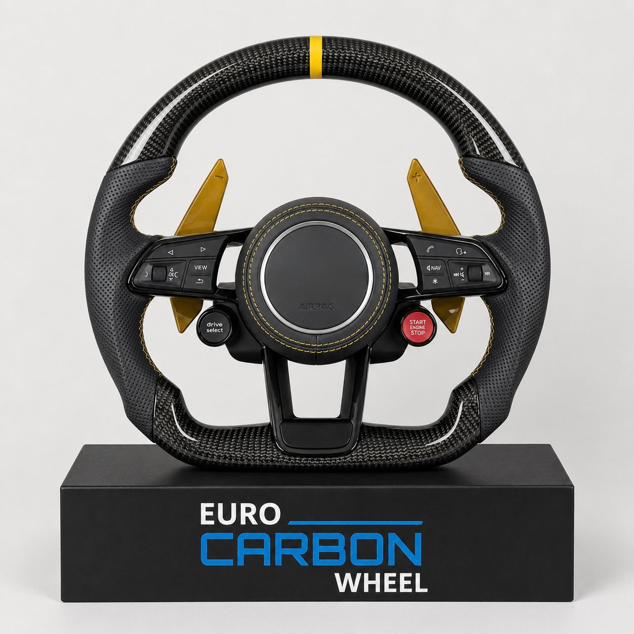 2017+ Audi S/RS - Carbon Fiber Steering Wheel