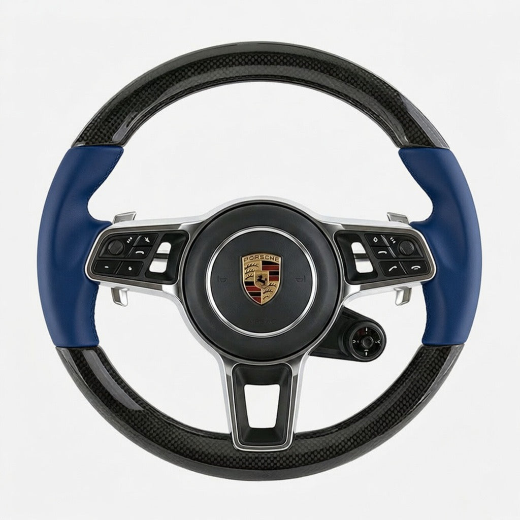2018+ Porsche Carbon Fiber Steering Wheel
