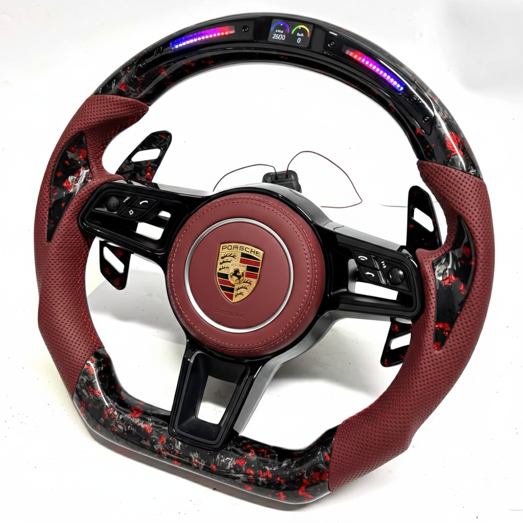Porsche - Forged Carbon Fiber Steering Wheel