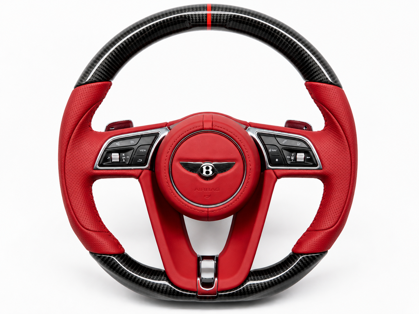 2018+ Bentley Bentayga - Custom Carbon Fiber Steering Wheel