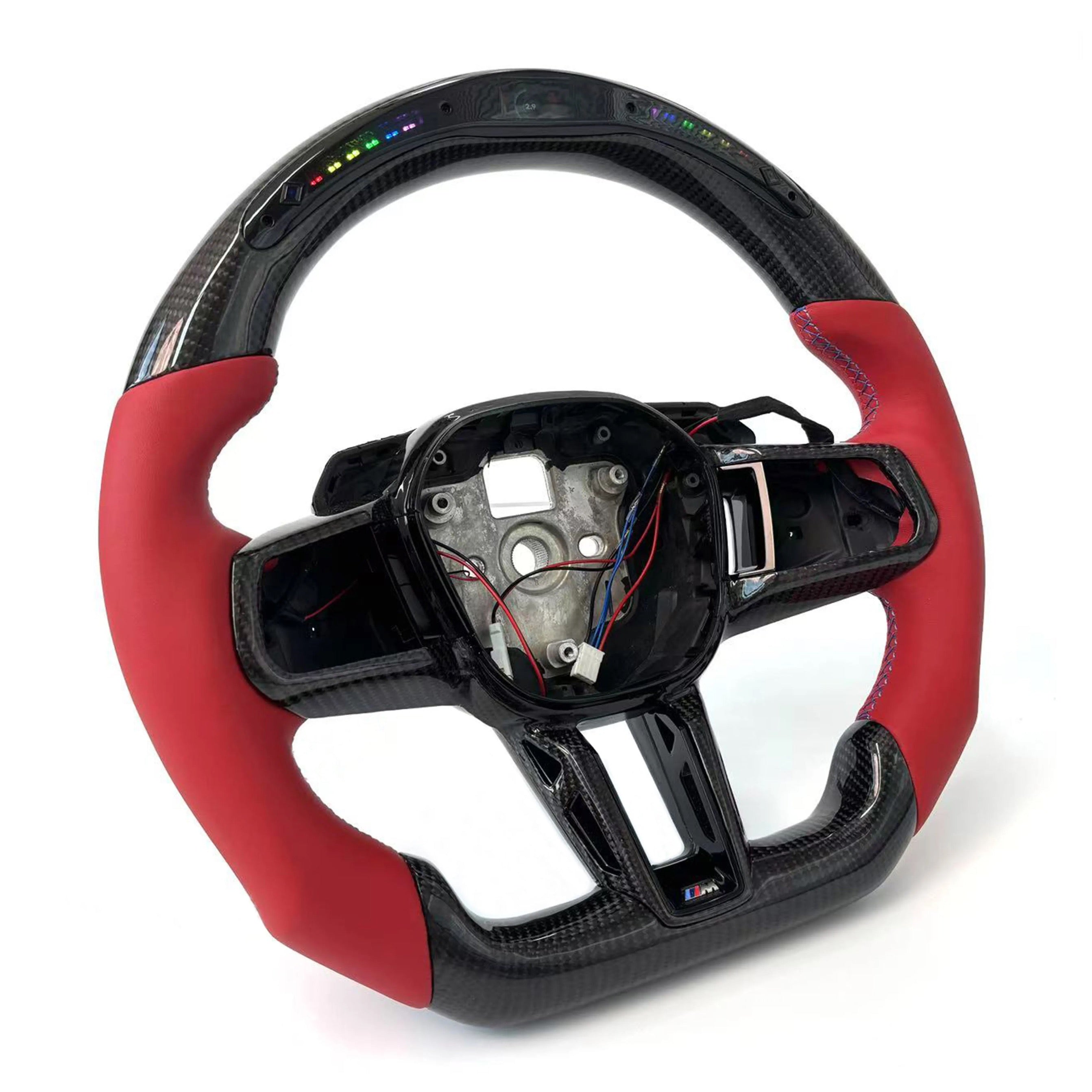 2025+ BMW M5 G90 - Custom Carbon Fiber Steering Wheel with Led Display