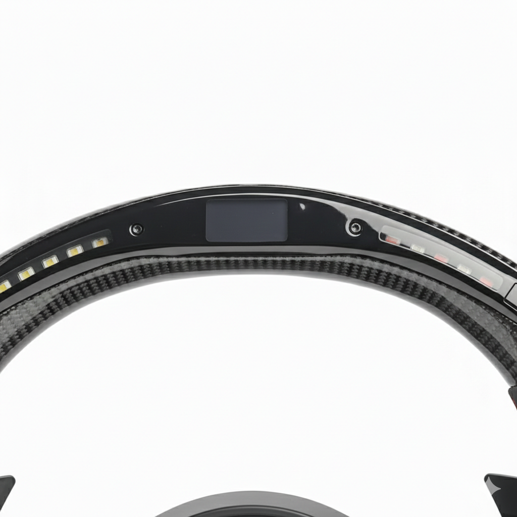 2019+ Porsche - Carbon Fiber Steering With Alcantara