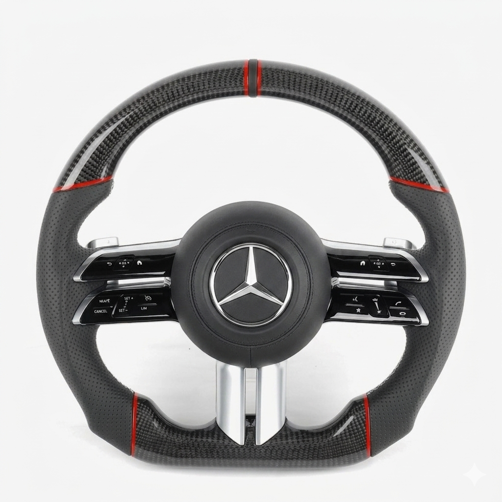 Mercedes Benz A/C/E/S/G Class - Carbon Fiber Steering Wheel