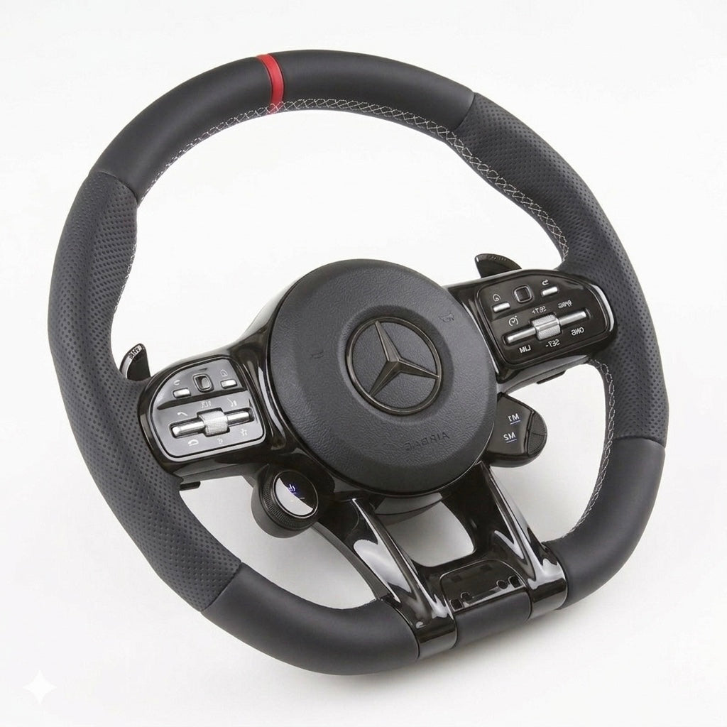 2018+ Mercedes Benz A/C/E/S/G Class - Leather Steering Wheel