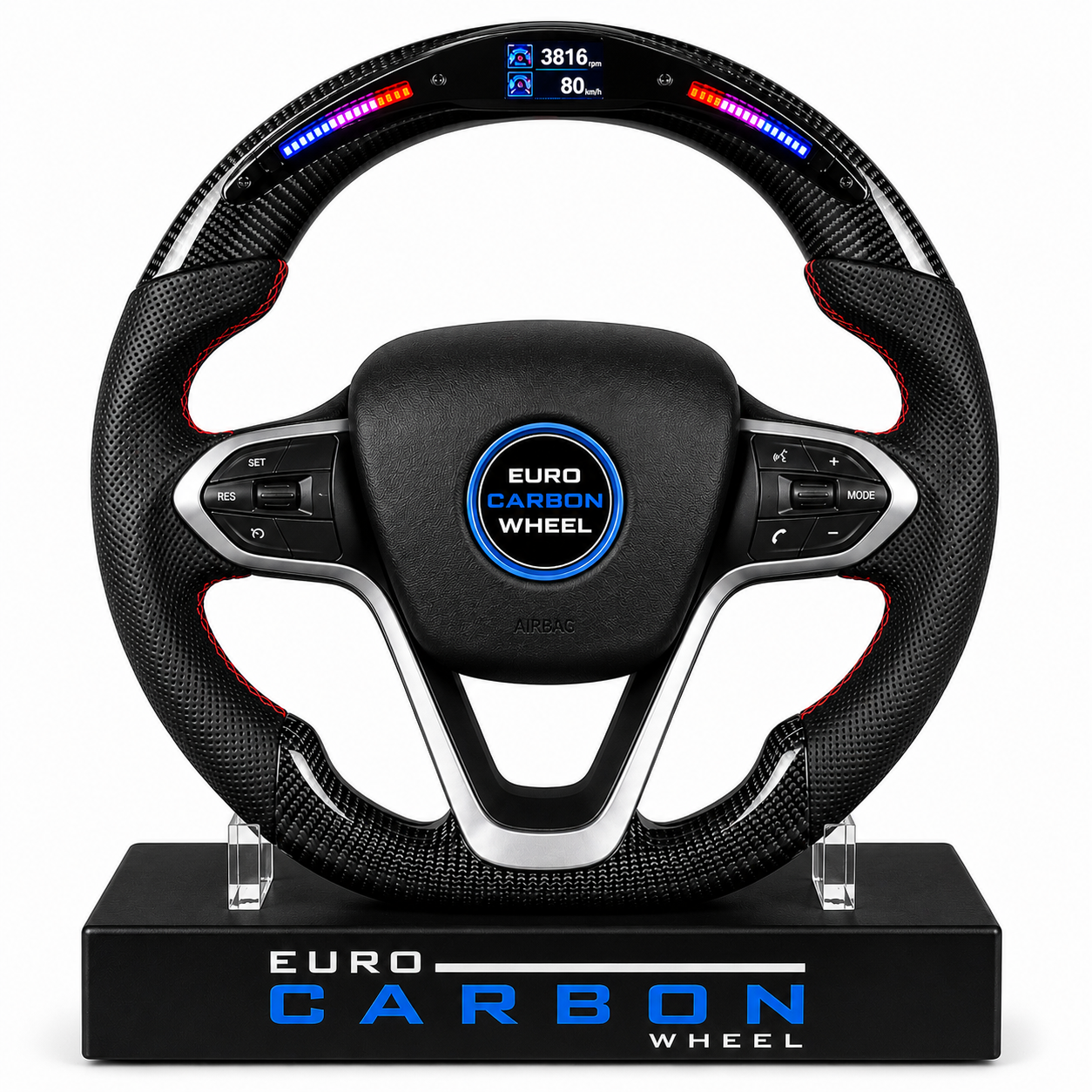 BMW i8 - Custom Carbon Fiber Steering Wheel