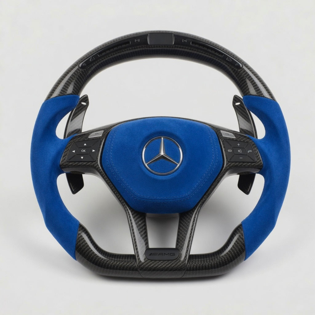 2012+ Mercedes Benz - Carbon Fiber Steering Wheel