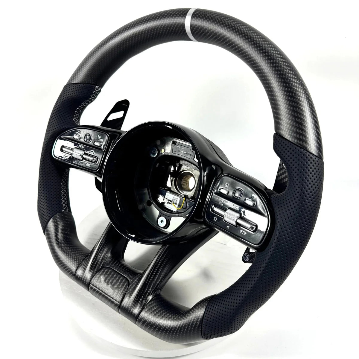 2018+ Mercedes Benz A/C/E/S/G Class - Custom Carbon Fiber Steering Wheel