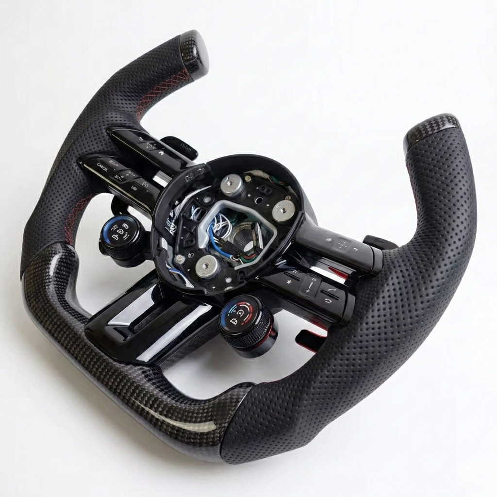 2024+ Mercedes Benz - F1 Style Carbon Fiber Steering Wheel