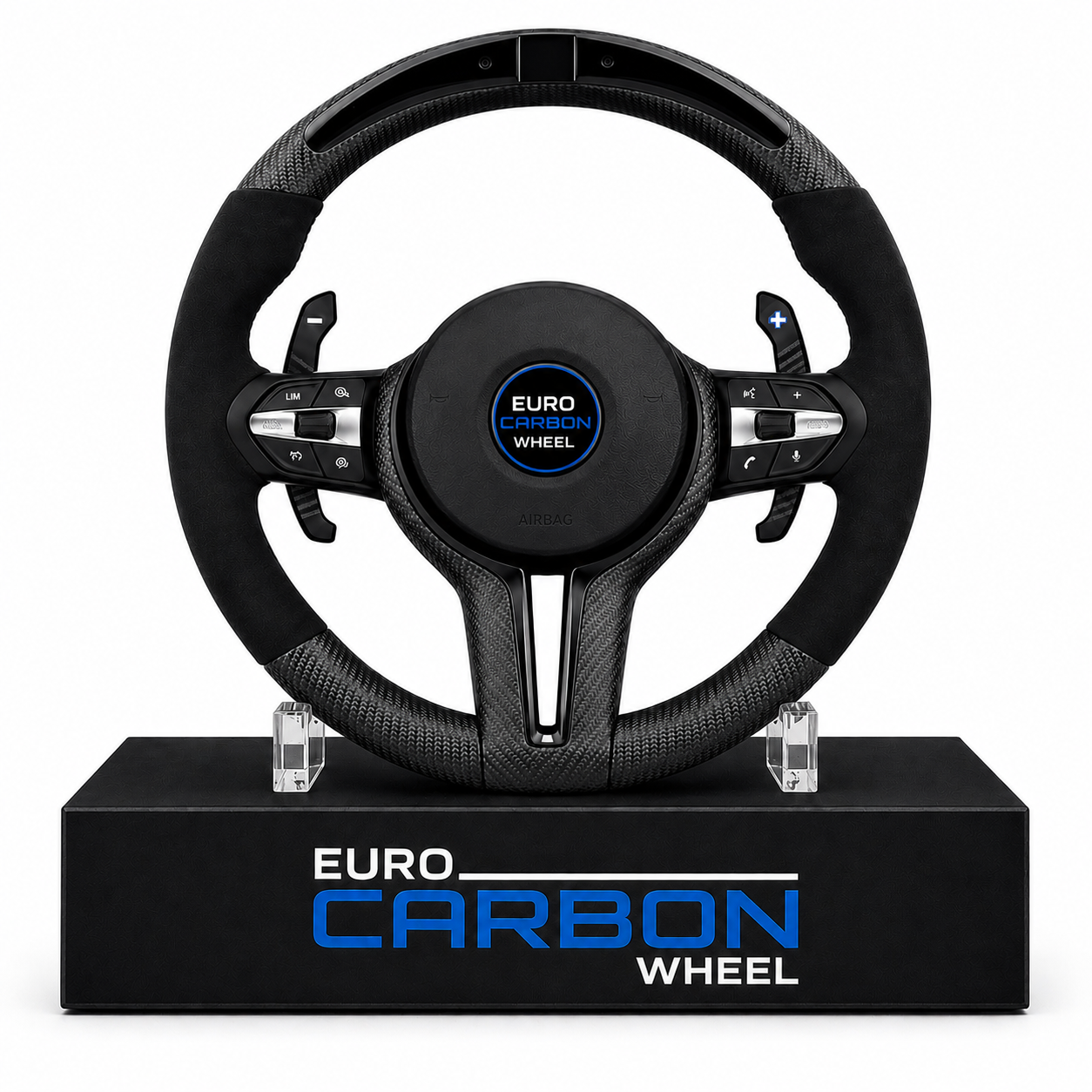 2015+ BMW - Carbon Fiber Steering Wheel With Led Display