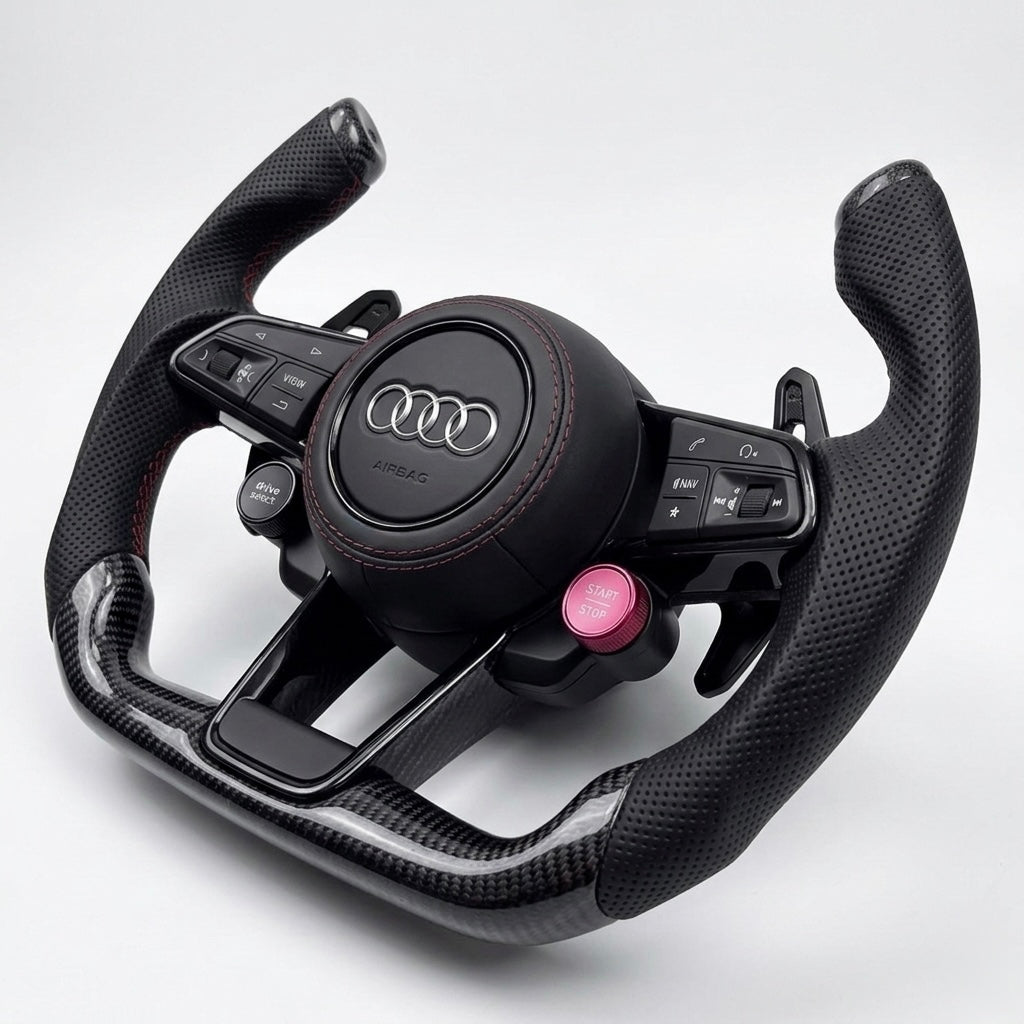 2019+ Audi S/RS - F1-Style Carbon Fiber Steering Wheel