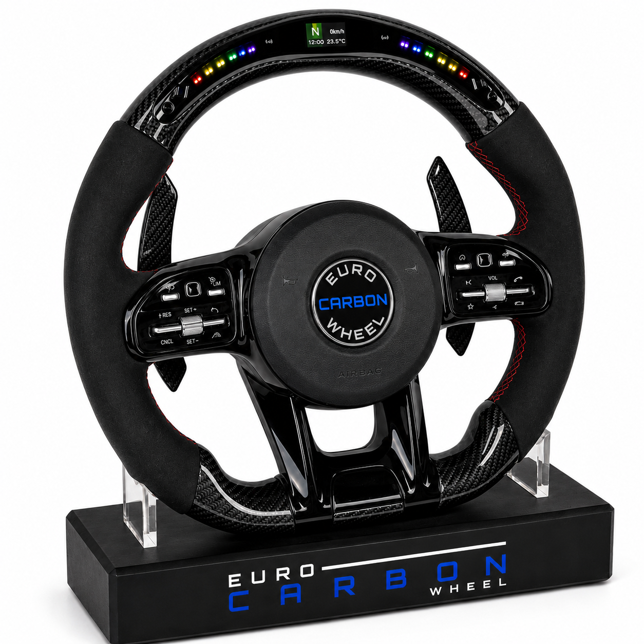 Custom Steering Wheel – Compatible With (2018-2024) Mercedes-Benz C-Class / E-Class / S-Class / G-Class