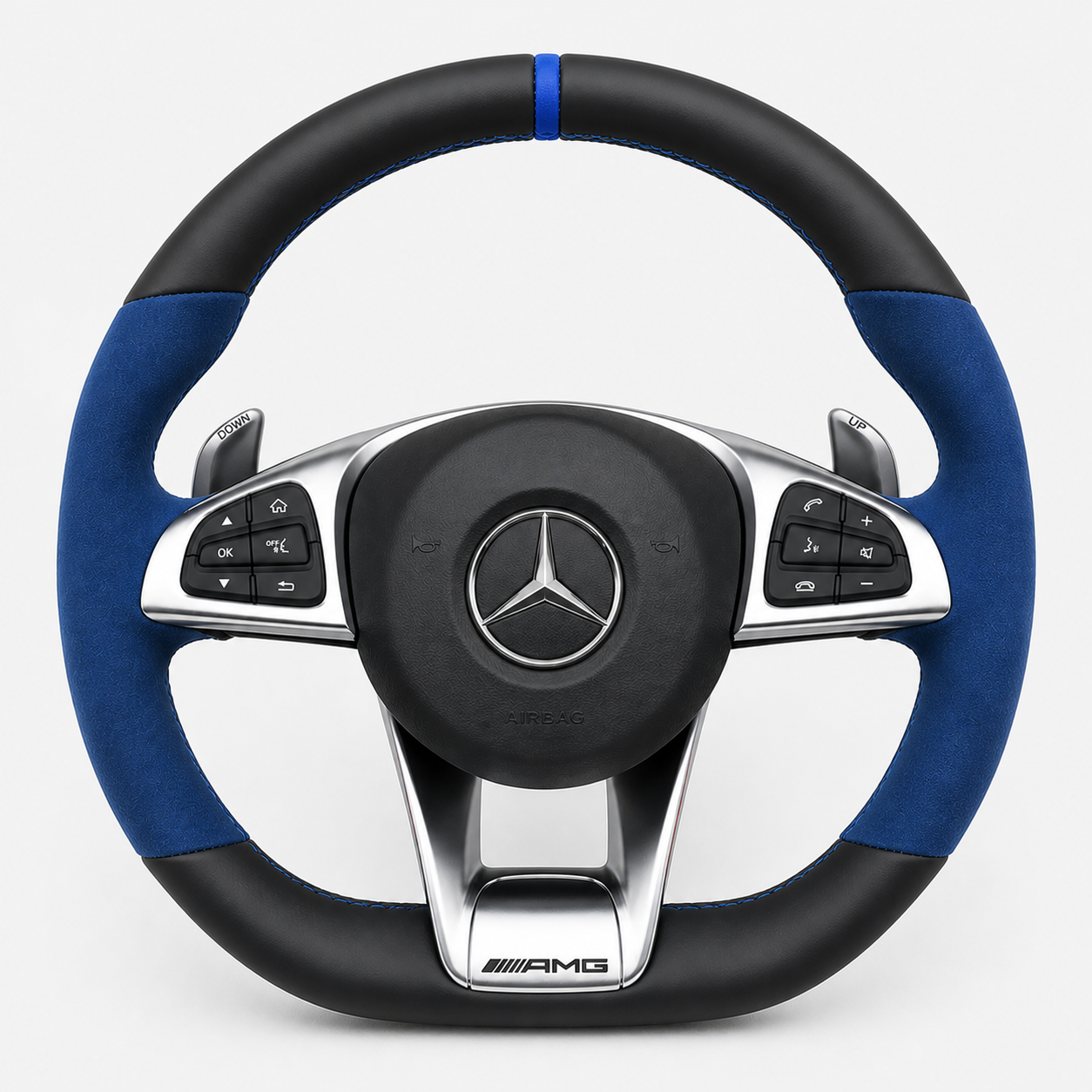 17-19 Mercedes Benz GLC63 / GLC43 - Custom Alcantara Steering Wheel