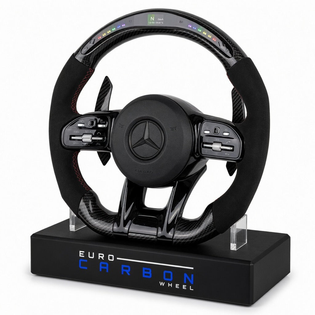 Custom Steering Wheel – Compatible With (2018-2024) Mercedes-Benz C-Class / E-Class / S-Class / G-Class