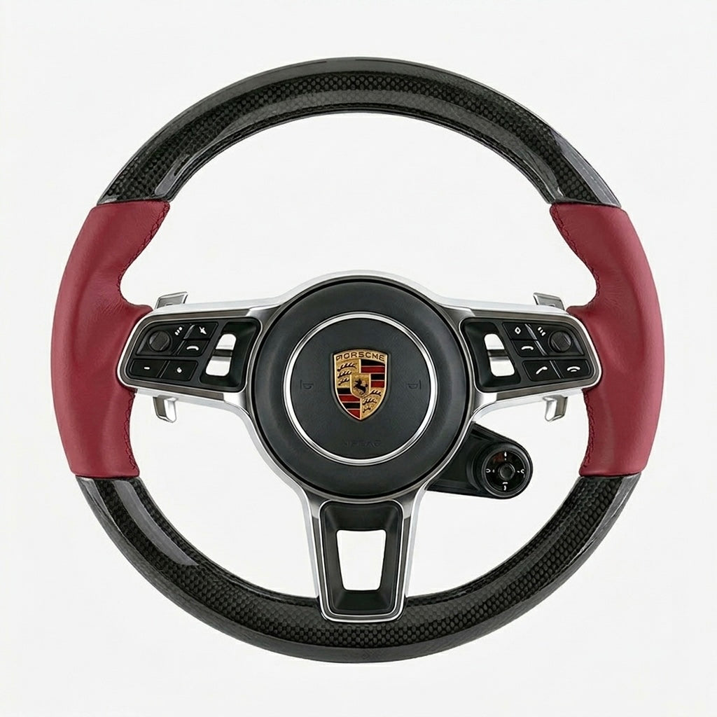 2018+ Porsche Carbon Fiber Steering Wheel