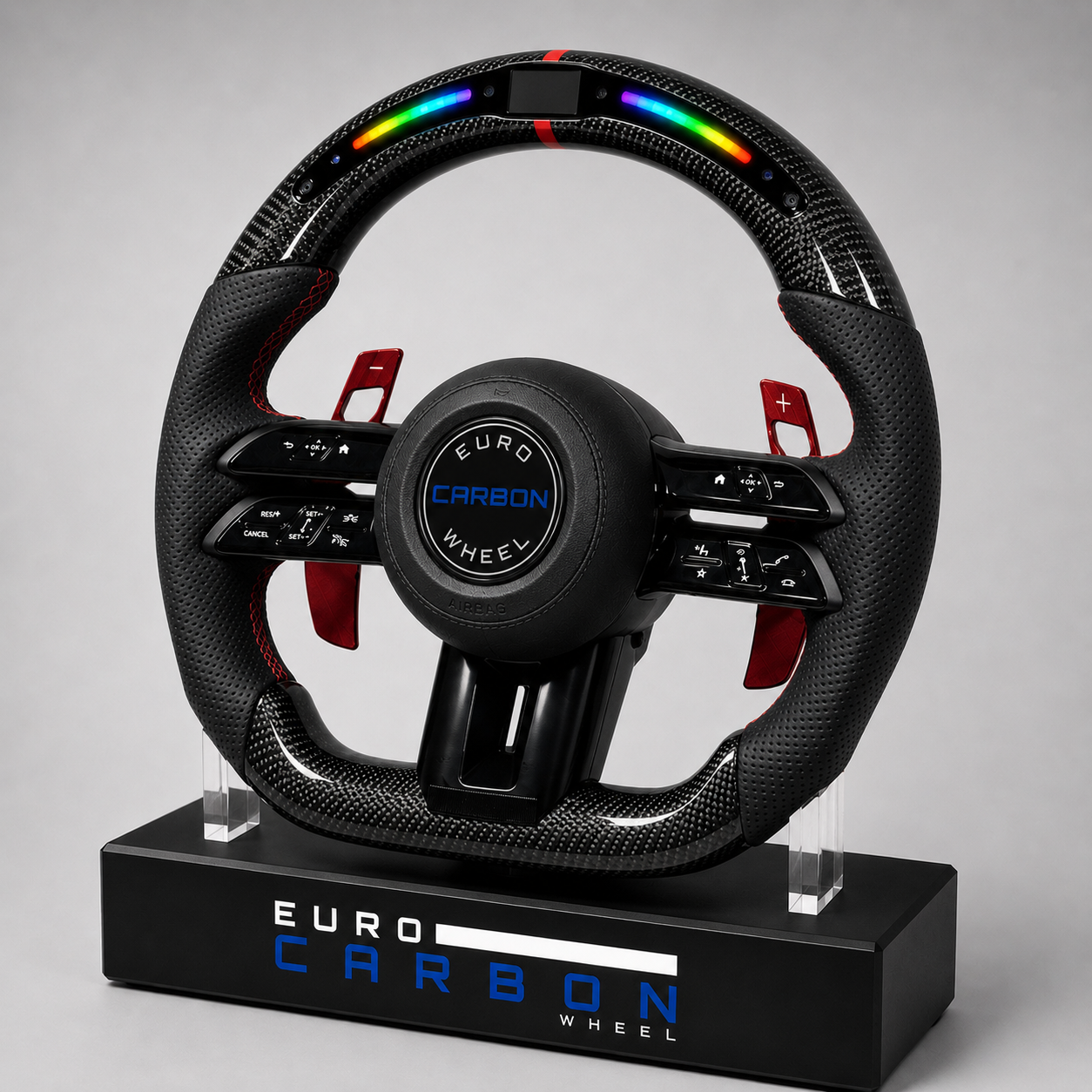 Custom Carbon Fiber Steering Wheel – Compatible With 2025+ Mercedes-Benz C-Class / E-Class / S-Class / G-Class / GLC / GLE / GLS