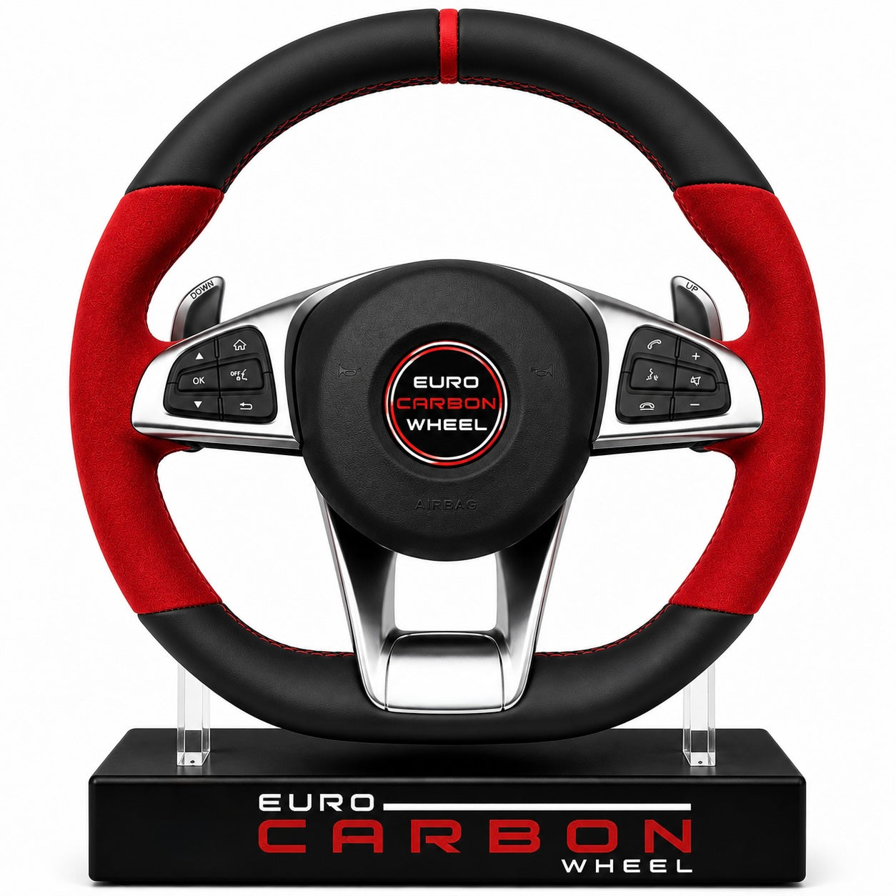 17-19 Mercedes Benz GLC63 / GLC43 - Custom Alcantara Steering Wheel