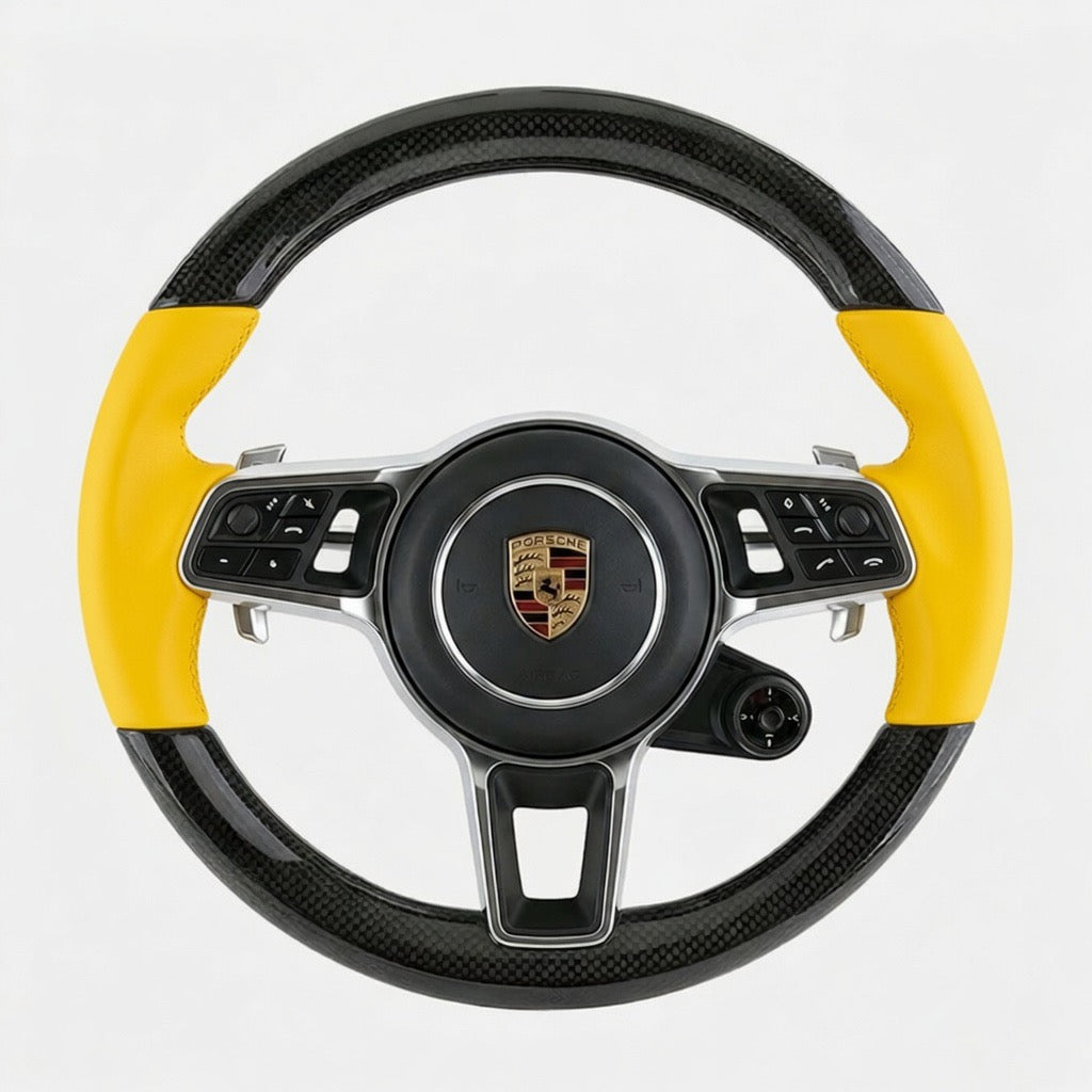 2018+ Porsche Carbon Fiber Steering Wheel