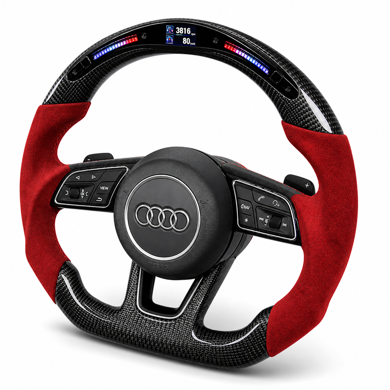 Audi S/RS - Custom Carbon Fiber Steering Wheel