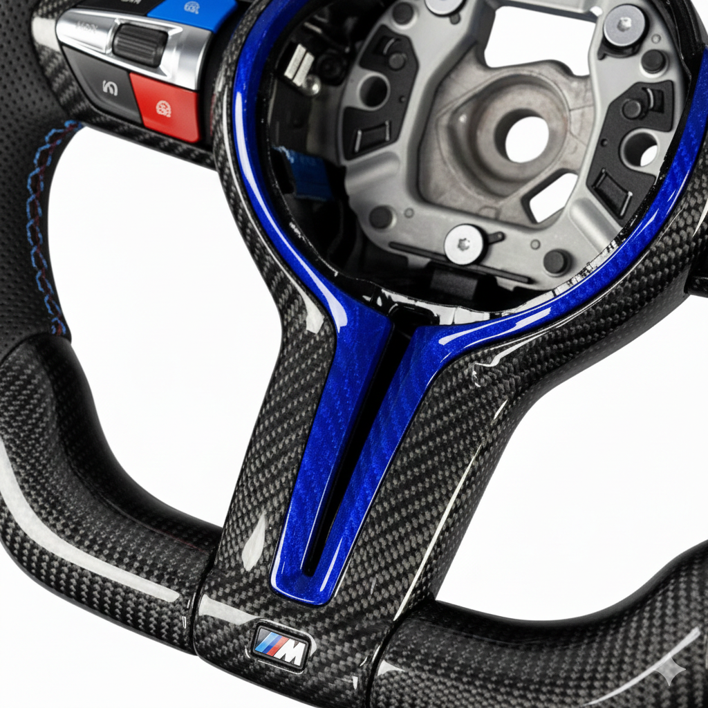 2016-2020 BMW - Carbon Fiber Steering Wheel With Led Display