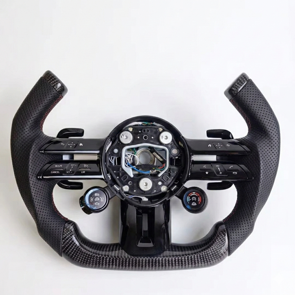 2024+ Mercedes Benz - F1 Style Carbon Fiber Steering Wheel