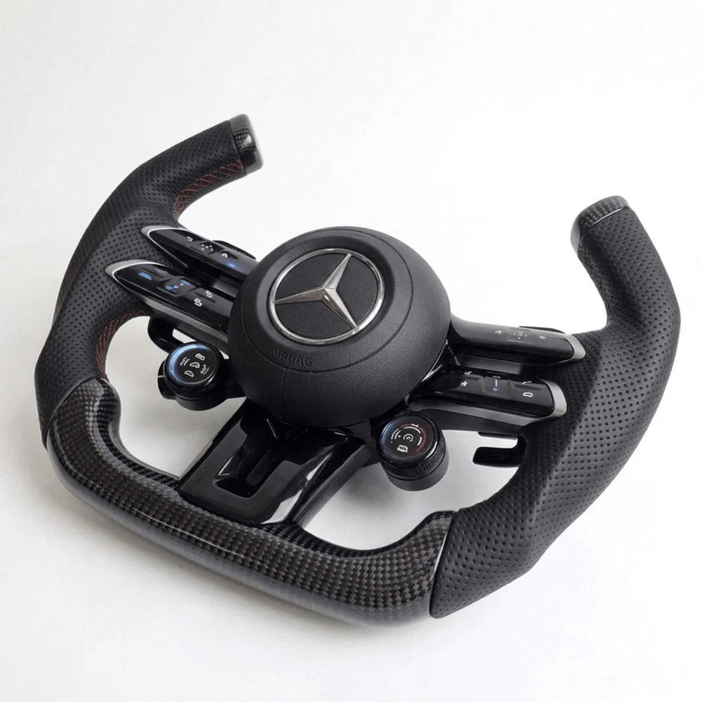 2024+ Mercedes Benz - F1 Style Carbon Fiber Steering Wheel