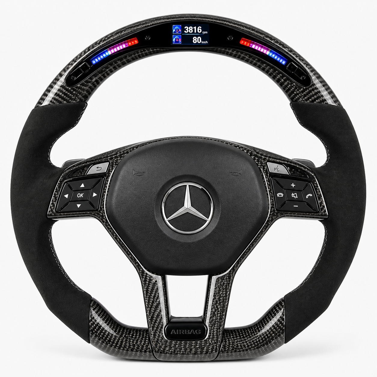 2010-2013 Mercedes Benz - Custom Carbon Fiber Steering Wheel