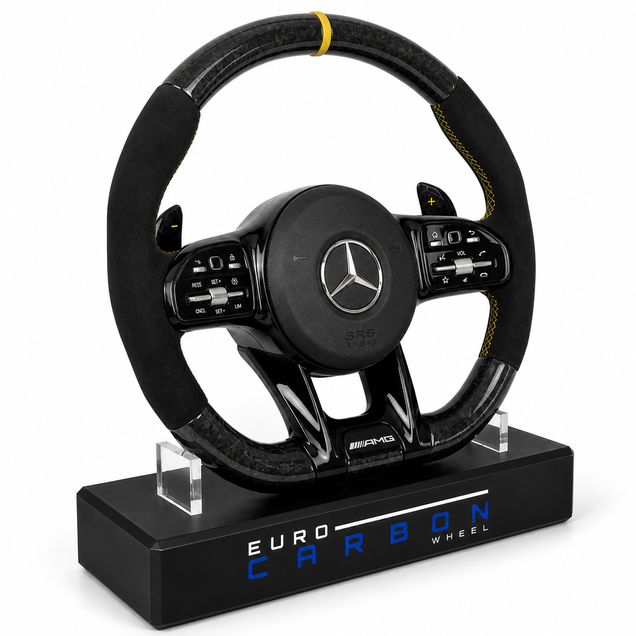 Custom Forged Carbon Fiber Steering Wheel - Compatible With Mercedes Benz C-Class / E-Class / G-Class / S-Class