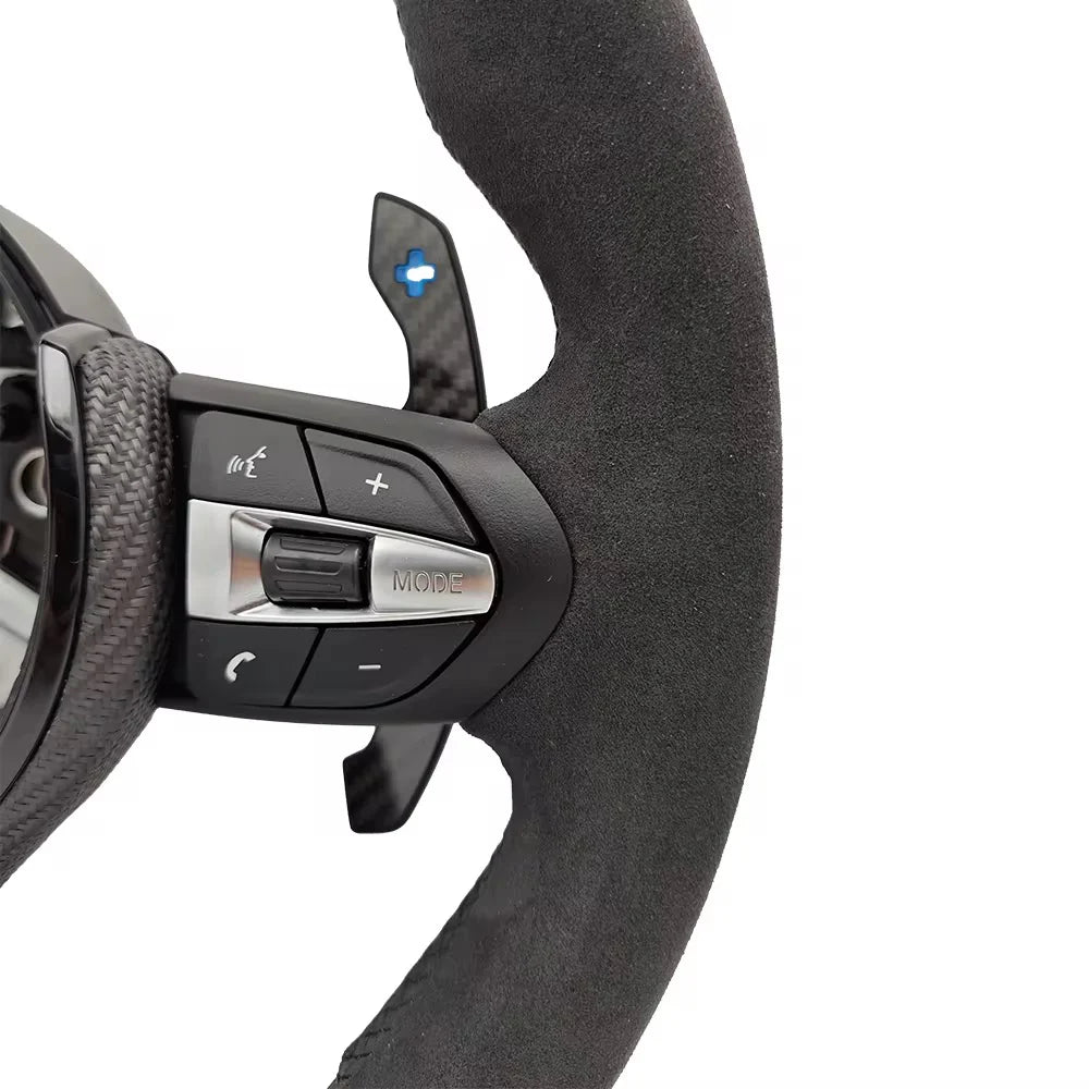2015+ BMW - Carbon Fiber Steering Wheel With Led Display
