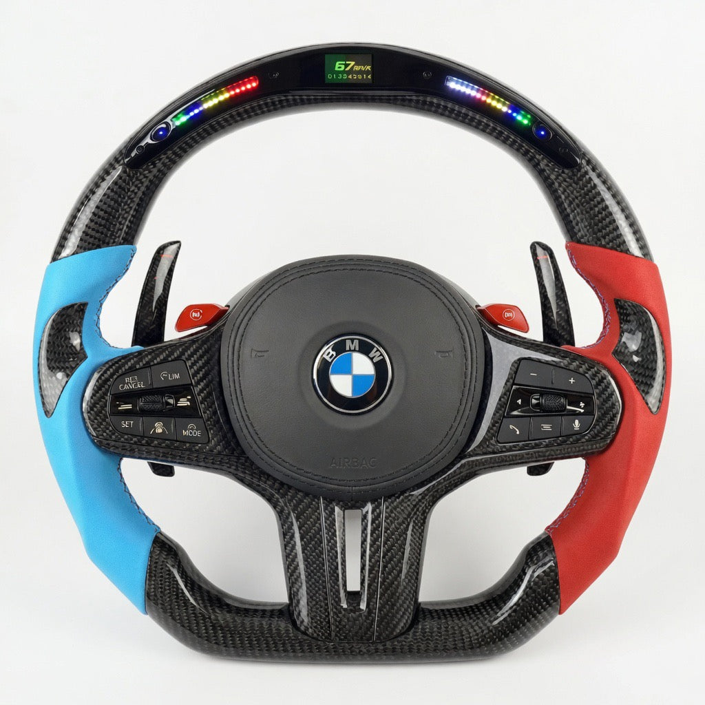 2020+ BMW M3/M4 - M Performance Style Carbon Fiber Steering Wheel