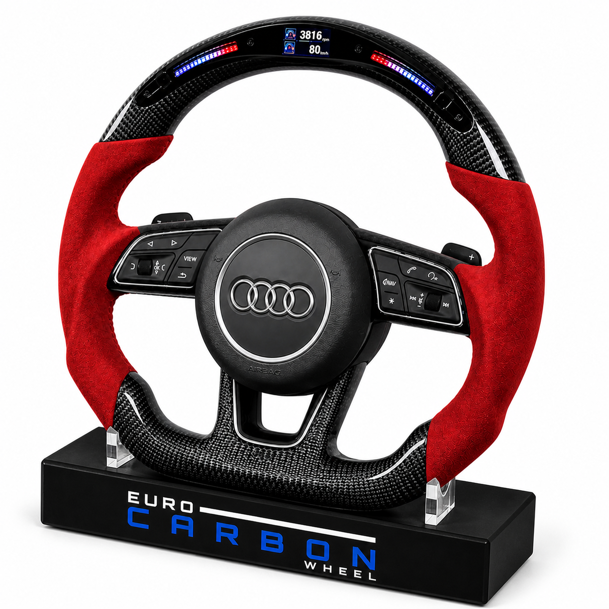 Audi S/RS - Custom Carbon Fiber Steering Wheel