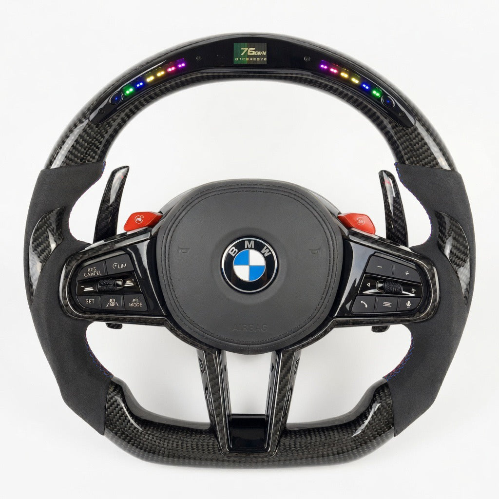 2020+ BMW M3/M4 - Carbon Fiber Steering Wheel With Led Display